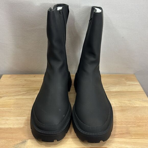 Bar III Women's Tikka Lug Sole Booties- Black- Size 11 M- NIB - Picture 2 of 7